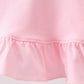 Pink Strawberry Applique Knit Set