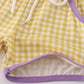 Purple gold LSU geaux tiger sequin set