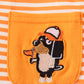 Orange Tennessee go vols applique stripe top