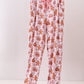 Pink gingerbread house bamboo mom pajmas pants