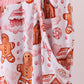 Pink gingerbread house bamboo mom pajmas pants