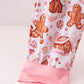 Pink gingerbread house bamboo mom pajmas pants