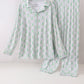 Green christmas tree bamboo dad pajama set