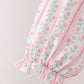 Floral tulip smocked mom dress