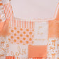 Orange Tennessee patchwork dress