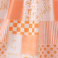 Orange Tennessee patchwork dress