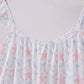 Blue starfish shell tiered women dress