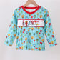 Mint Dr. Seuss smocked top