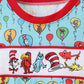 Mint Dr. Seuss smocked top
