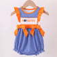 Florida Gators smocked ruffle bubble
