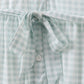 Sage gingham women dress