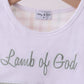 Lawb of god applique plaid shorts set