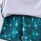 Teal glitter skort set