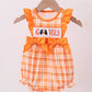 Tennessee Go vols smocked ruffle bubble