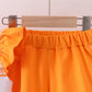 Tennessee Go vols smocked plaid ruffle shorts set