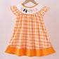 Tennessee Go vols smocked plaid dress