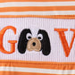 Tennessee Go vols smocked stripe swimsuit