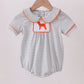 Orange Tennessee embroidery stripe bubble