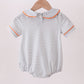 Orange Tennessee embroidery stripe bubble