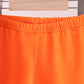 Orange Tennessee embroidery stripe ruffle pants set