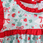 Strawberry Goose Ruffle Ruffle Set