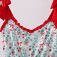Starwberry goose print women dress