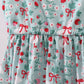 Starwberry goose print women dress
