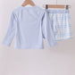 Blue Whale Applique 2pc Swimsuit