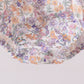 Purple Floral Smocked Ruffle Bubble