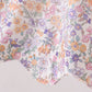 Purple Floral Smocked Dress