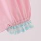 Pink Bow French Knot Bow Bubble