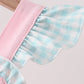 Pink Bow French Knot Bow Dress