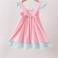 Pink Bow French Knot Bow Dress