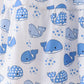 Blue whale smocked ruffle mom&me dress