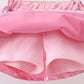 Pepper Pink sequin bow skort set