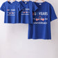 Blue 250 Years flag family top