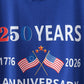 Blue 250 Years flag family top