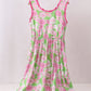 Pink floral dress