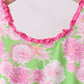 Pink floral dress