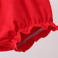 White smocked jacquard bloomer set