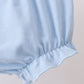 Blue rose smocked bloomer set