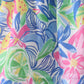 Tropical floral smocked bloomer set
