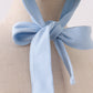 Green lemon print bow bonnet