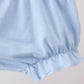 Green lemon smocked bow bloomer set