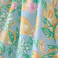 Green lemon smocked ruffle dress