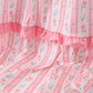Blush floral smocked tiered dress