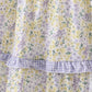 Golden meadow floral smocked tiered dress (length 41.33inch)