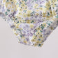 Floral mermaid applique rashguard