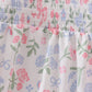 Pink floral smocked mom dress