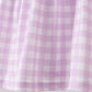 Purple floral embroidery gingham bloomer set